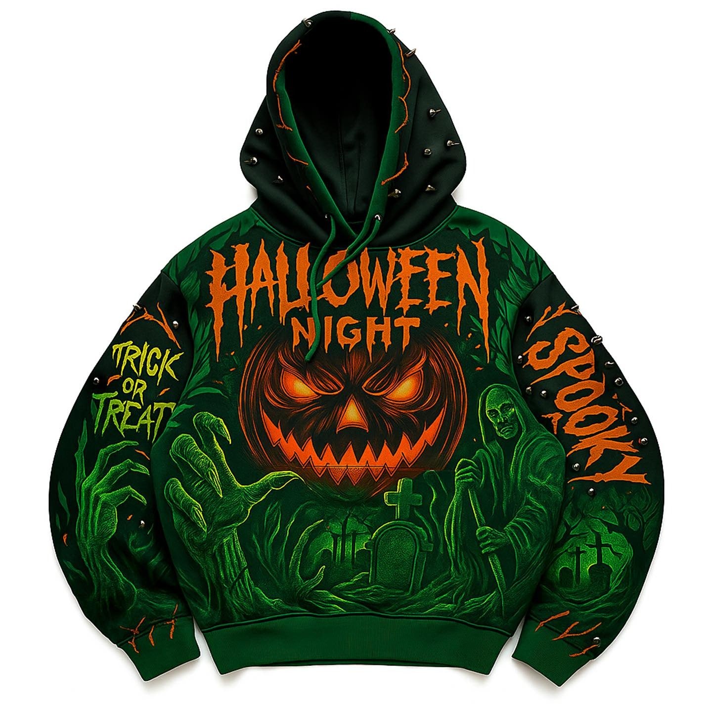 Fashion Casual Printed Polyester Sweater