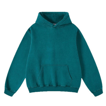 Men's Loose Casual Solid Color Hooded Sweatshirt
