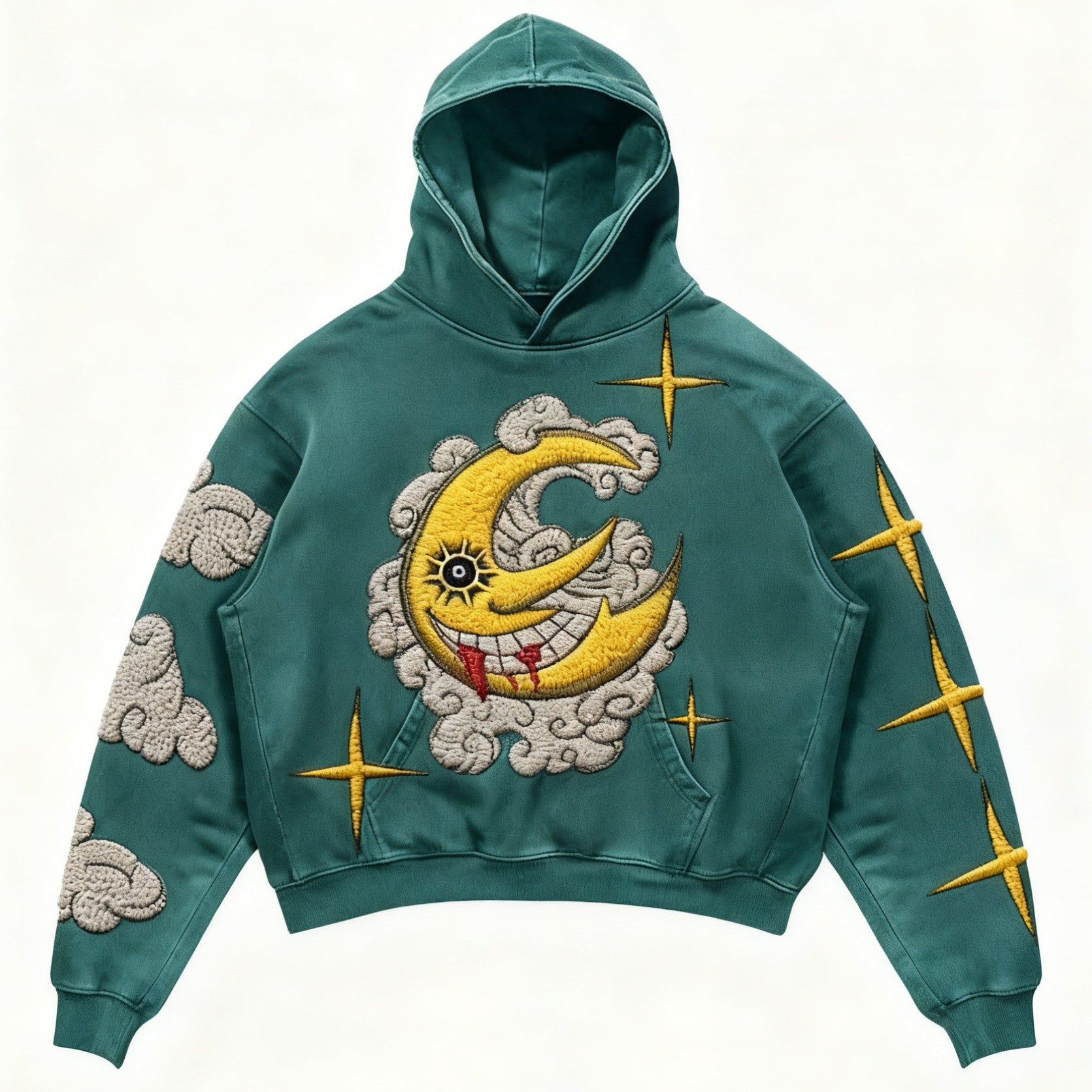 Fashion Casual Printed Polyester Sweater